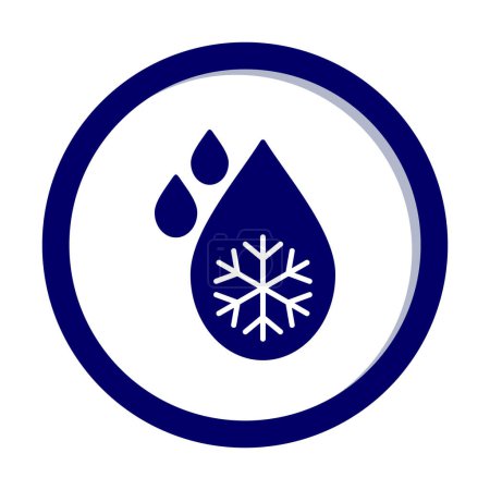 Ilustración de Descongelación icono vector ilustración - Imagen libre de derechos
