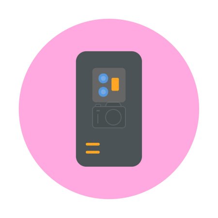 Téléchargez les illustrations : Icône de caméra arrière mobile, illustration vectorielle - en licence libre de droit