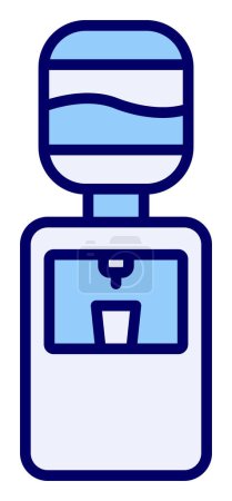 Illustration for Simple Water Cooler icon, vector illustration - Royalty Free Image