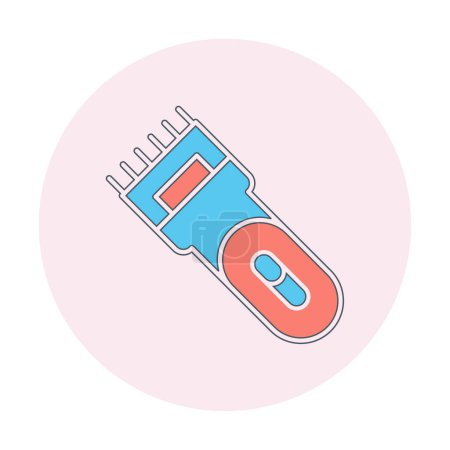 Ilustración de Icono de la máquina de afeitar eléctrica vector ilustración - Imagen libre de derechos