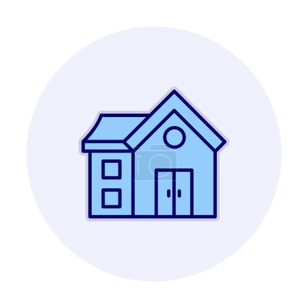 Illustration for Simple home icon, vector illustration - Royalty Free Image