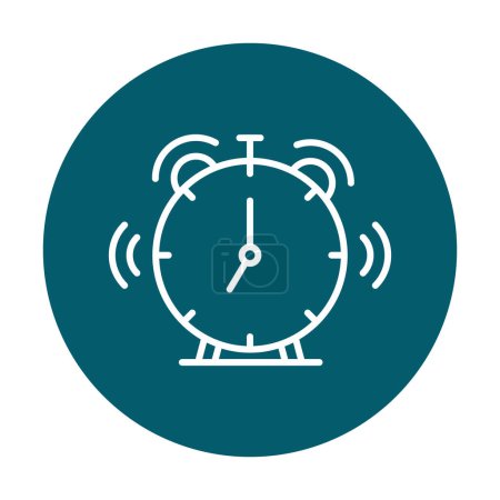 Illustration for Alarm clock icon vector illustration - Royalty Free Image