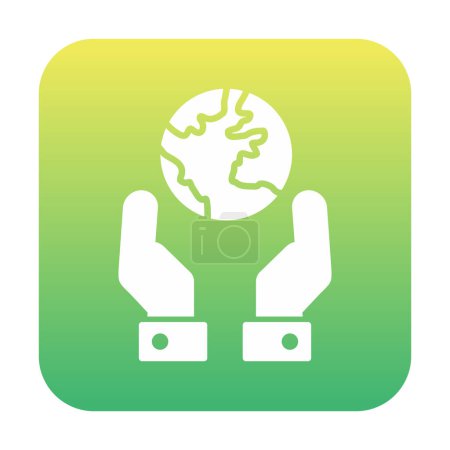 Illustration for Earth icon, vector illustration simple design - Royalty Free Image