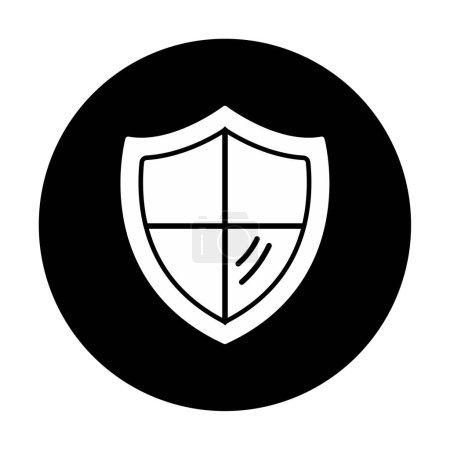 Illustration for Shield icon, vector illustration - Royalty Free Image