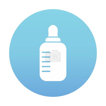 Illustration for Vector illustration of Baby Bottle icon - Royalty Free Image