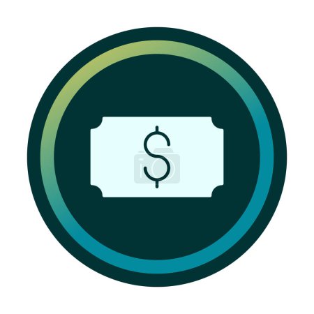 Illustration for Money icon, vector illustration simple design - Royalty Free Image
