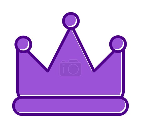Illustration for Crown vector icon. simple illustration - Royalty Free Image