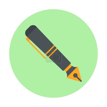 Illustration for Fountain pen icon vector illustration - Royalty Free Image