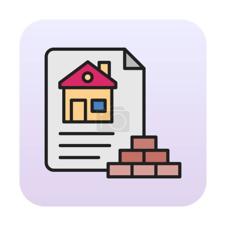 House File web icon, vector illustration 