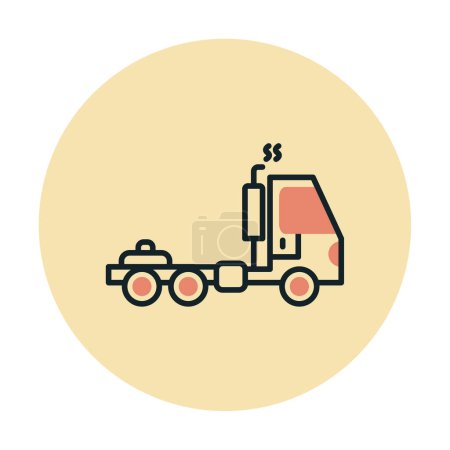 Illustration for Delivery truck icon.  illustration of vector icon - Royalty Free Image