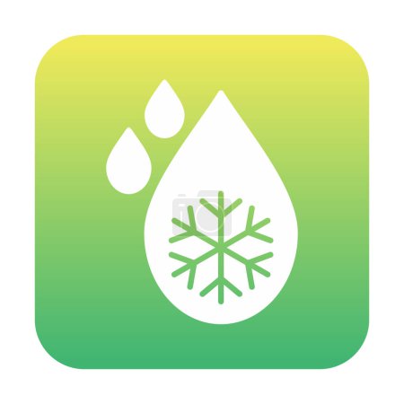 Ilustración de Descongelación icono vector ilustración - Imagen libre de derechos