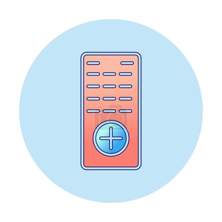 Illustration for Remote control icon, vector illustration - Royalty Free Image