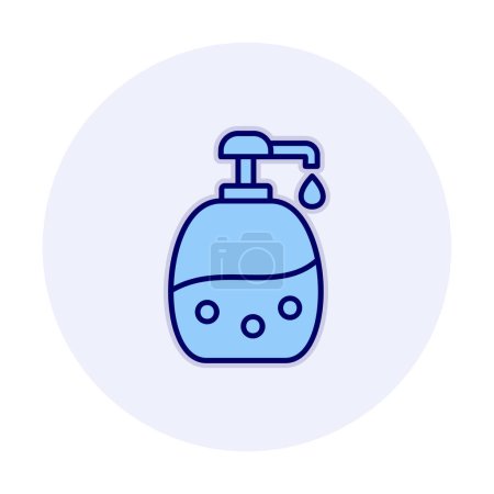 Illustration for Baby shampoo icon vector illustration - Royalty Free Image