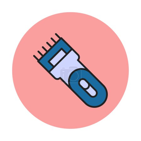 Ilustración de Icono de la máquina de afeitar eléctrica vector ilustración - Imagen libre de derechos