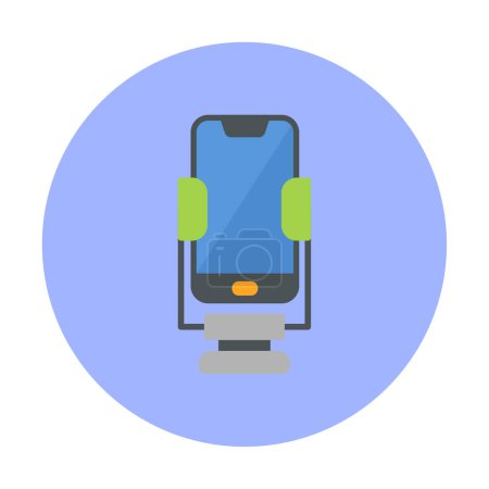 Illustration for Vector Smartphone Stand icon, simple vector illustration - Royalty Free Image