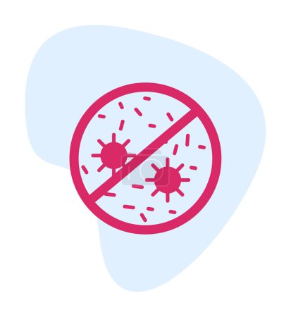 Illustration for Antibacterial  icon. virus sign.  vector illustration  design - Royalty Free Image