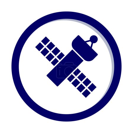 Illustration for Satellite icon, vector illustration - Royalty Free Image