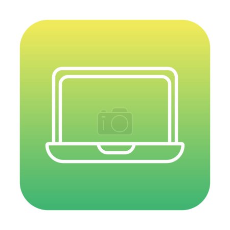 Photo for Laptop icon vector illustration - Royalty Free Image
