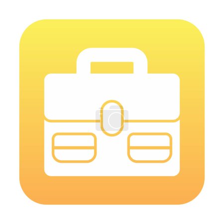 Ilustración de Maletín vector icono plano. Icono de caso de negocio, emoji maleta, ilustración de vectores - Imagen libre de derechos
