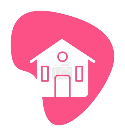 Illustration for Home. web icon simple illustration - Royalty Free Image