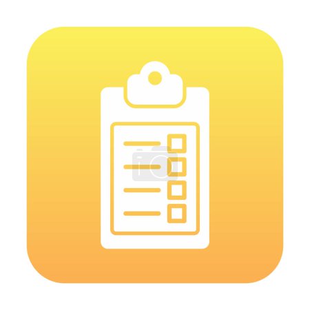 Illustration for Simple Clipboard icon, vector illustration - Royalty Free Image