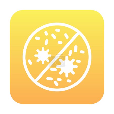 Illustration for Antibacterial  icon. virus sign.  vector illustration  design - Royalty Free Image