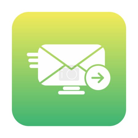 Illustration for Envelope, mail icon vector illustration - Royalty Free Image