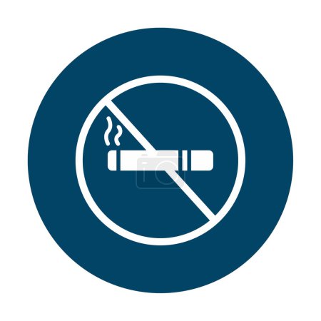 Illustration for No Smoking vector illustration on white background - Royalty Free Image