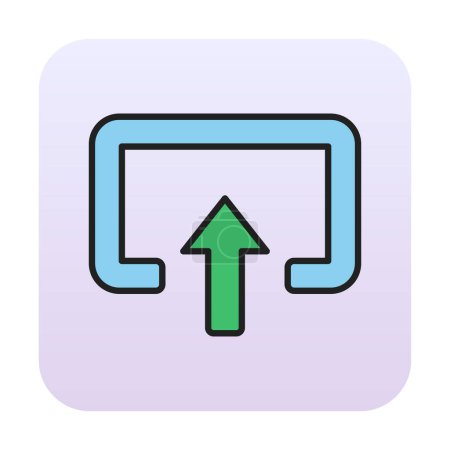 Ilustración de Entrada icono de vector plano - Imagen libre de derechos