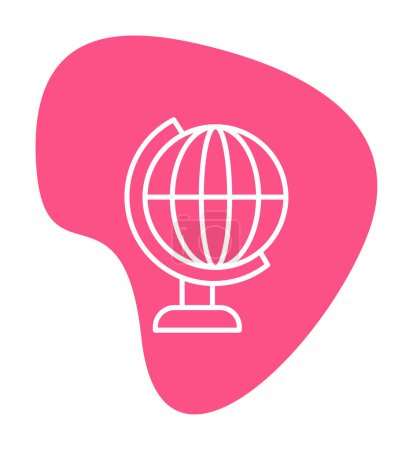 Ilustración de Mundo globo icono vector ilustración - Imagen libre de derechos