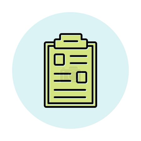 Ilustración de Portapapeles icono, vector ilustración diseño simple - Imagen libre de derechos