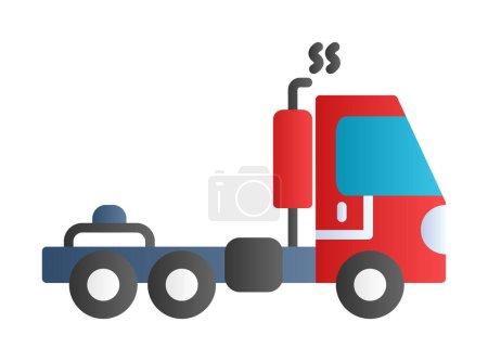 Téléchargez les illustrations : Camion icône vecteur pour votre conception web et application mobile, concept de logo de camion - en licence libre de droit