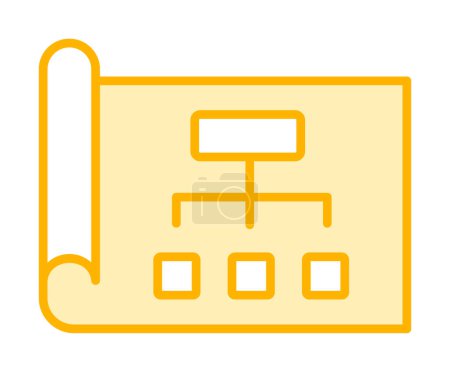 Illustration for Weekly Work Planner web icon, vector illustration - Royalty Free Image
