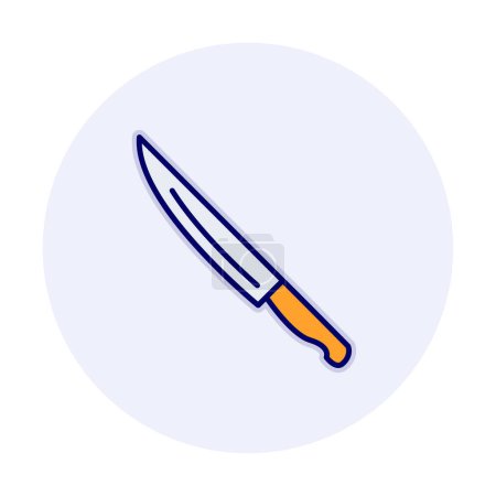 Illustration for Knife icon, vector illustration - Royalty Free Image