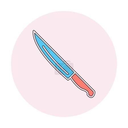 Illustration for Knife icon, vector illustration - Royalty Free Image