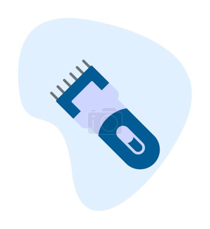 Téléchargez les illustrations : Illustration vectorielle icône rasoir électrique - en licence libre de droit