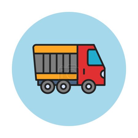 Ilustración de Vector de icono de camión para su diseño web y aplicación móvil, concepto de logotipo de camión - Imagen libre de derechos