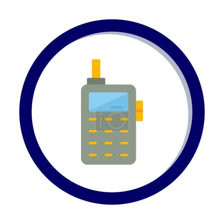 Illustration for Old Phone icon, vector illustration - Royalty Free Image