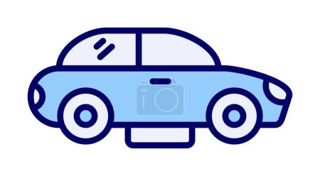 Illustration for Car. web icon simple illustration - Royalty Free Image