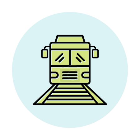 Ilustración de Tren icono vector ilustración - Imagen libre de derechos