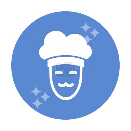 Illustration for Chef icon vector illustration - Royalty Free Image