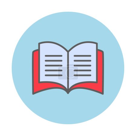 Illustration for Simple Open Book icon, vector illustration - Royalty Free Image