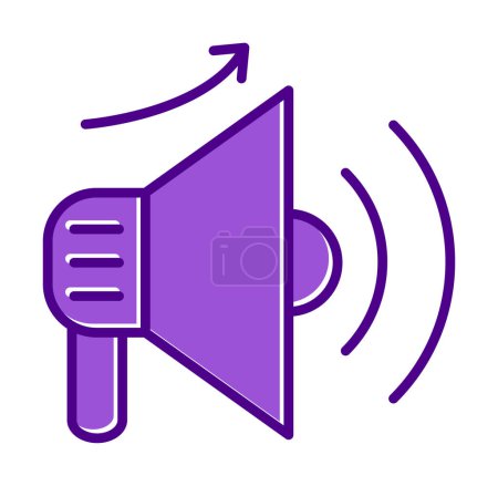 Illustration for Simple Marketing Incerase icon, vector illustration - Royalty Free Image