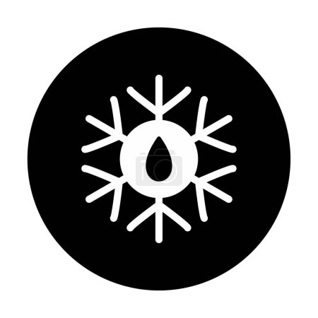 descongelar icono vector ilustración