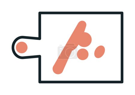 Illustration for Chopping Board icon, vector illustration - Royalty Free Image