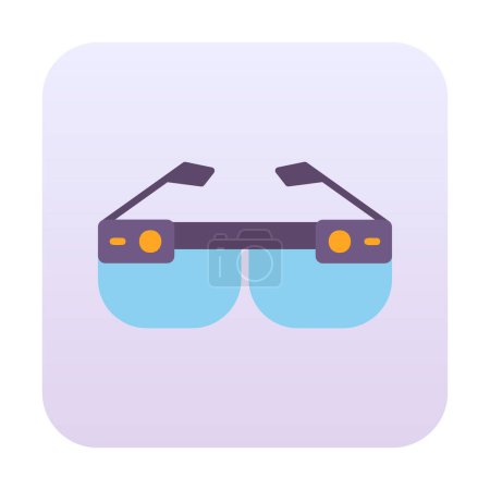 Ilustración de Smart glasses icon vector illustration - Imagen libre de derechos