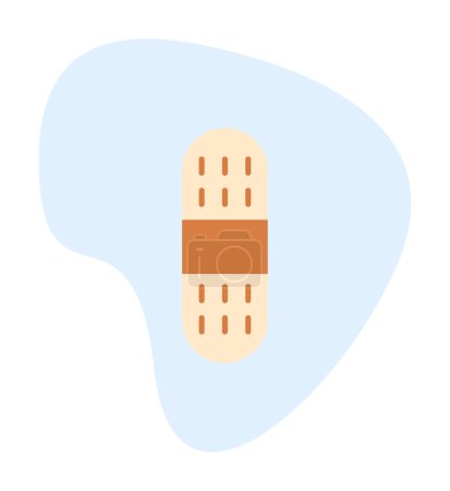 Illustration for Flat  Bandage Plaster  icon vector illustration - Royalty Free Image