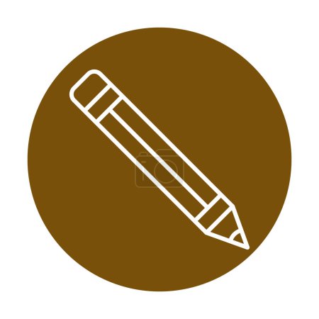 Ilustración de Lápiz icono vector ilustración - Imagen libre de derechos