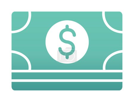 Ilustración de Icono de financiación de pago simple, ilustración vectorial - Imagen libre de derechos