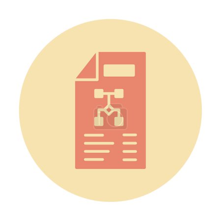 Icono de vector de archivo de trabajo. Se puede utilizar para aplicaciones de impresión, móviles y web.